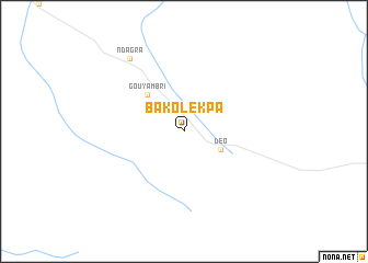 map of Bakolekpa