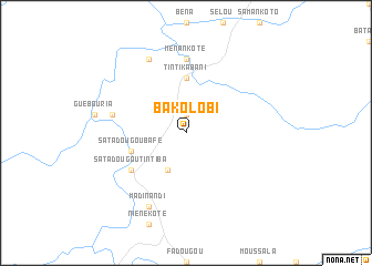 map of Bakolobi