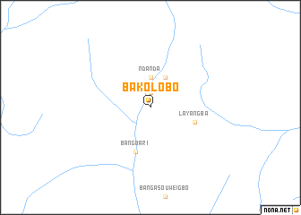 map of Bakolobo