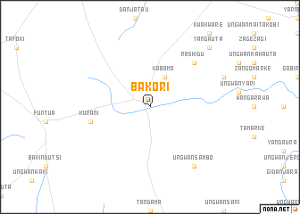 map of Bakori