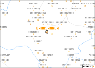 map of Bako Samaba