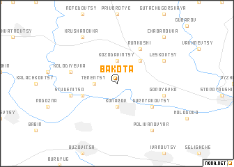 map of Bakota