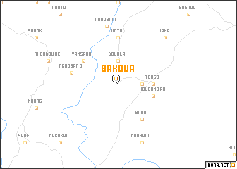 map of Bakoua