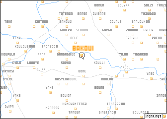 map of Bakoui