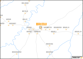 map of Bakoui