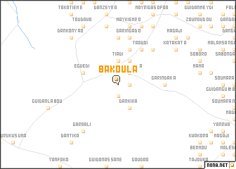 map of Bakoula