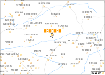 map of Bakouma