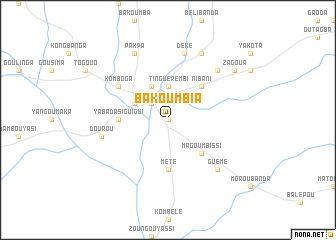 map of Bakoumbia