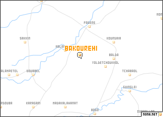map of Bakourehi