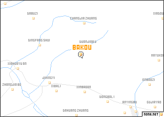 map of Bakou