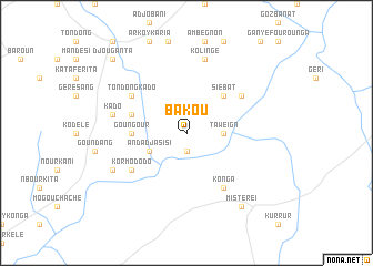 map of Bakou