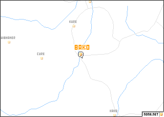 map of Bako