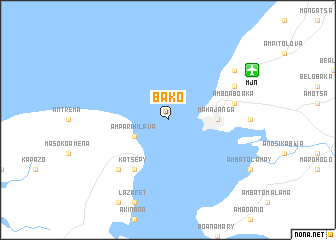 map of Bako