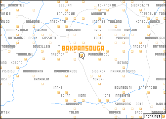 map of Bakpansouga