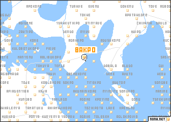 map of Bakpo