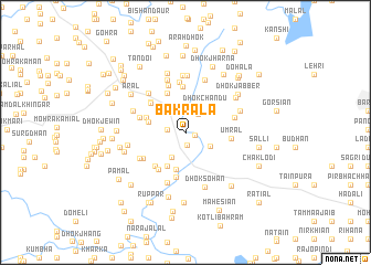 map of Bakrāla