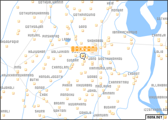 map of Bakrāni