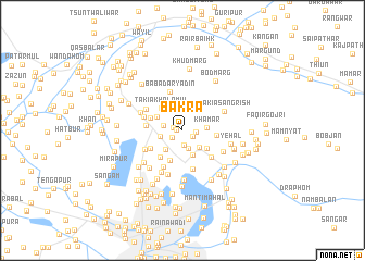 map of Bākra