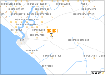 map of Bakri