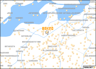 map of Bakro