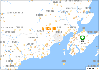 map of Baksan