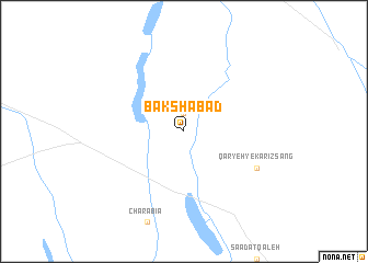 map of Bakshābād