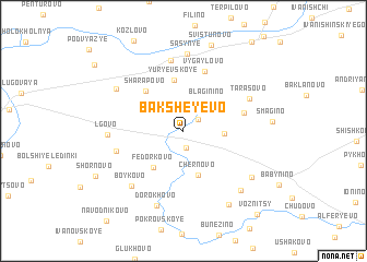 map of Baksheyevo