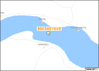 map of Baksheyevo