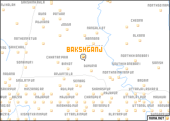 map of Bakshganj