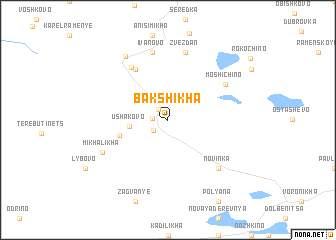 map of Bakshikha