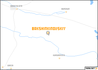 map of Bakshinkinovskiy