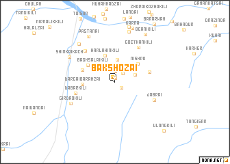 map of Bakshozai