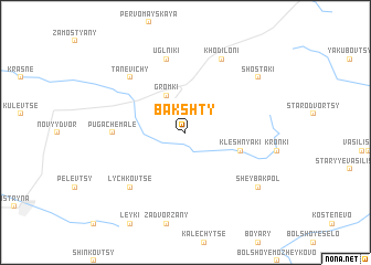 map of Bakshty