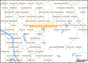 map of Baksir Chāndpur