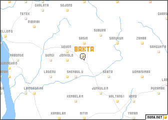 map of Bakta