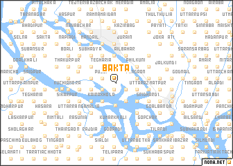 map of Bākta