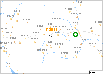 map of Bakti