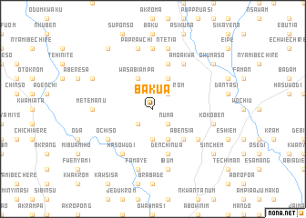 map of Bakua