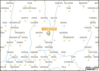 map of Bakuidu