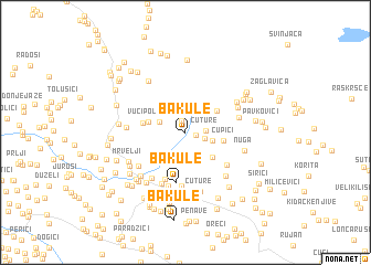 map of Bakule