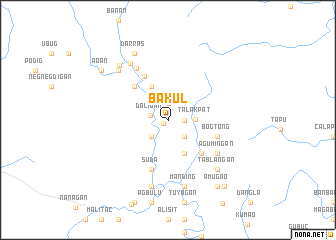 map of Bakul