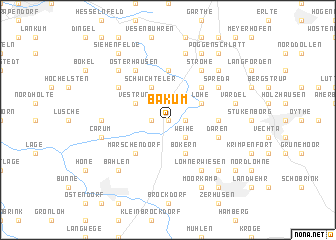 map of Bakum