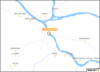 map of Bakundi