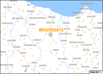 map of Bakung Satu