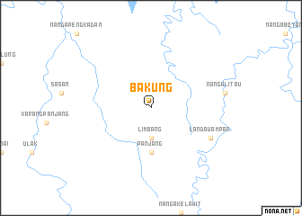 map of Bakung