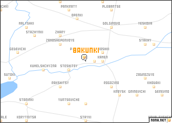 map of Bakunʼki