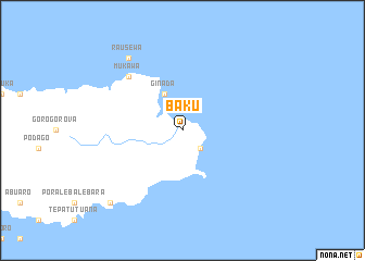 map of Baku