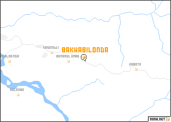 map of Bakwa-Bilonda