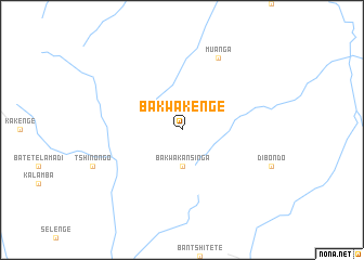 map of Bakwa-Kenge