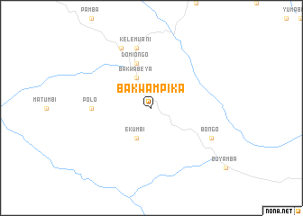 map of Bakwa-Mpika